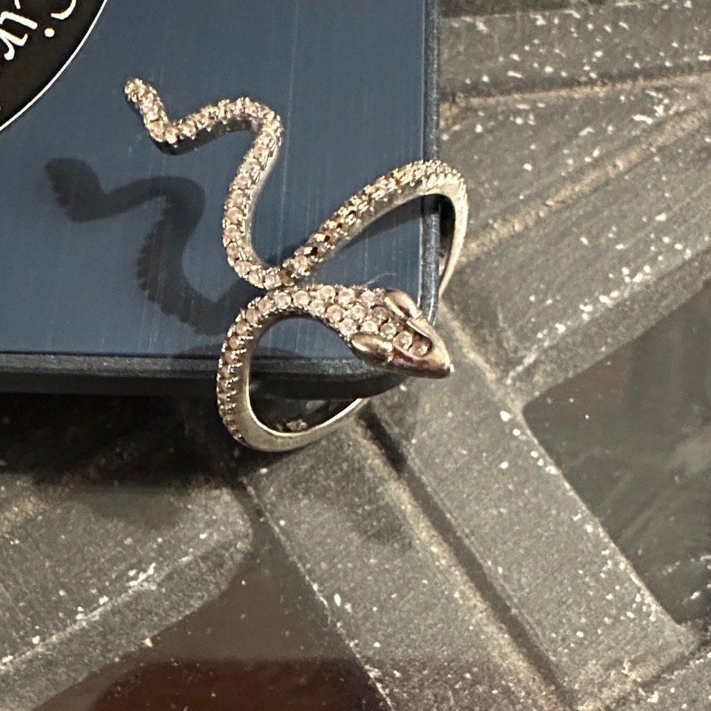 Sterling Silver Adjustable Snake Ring